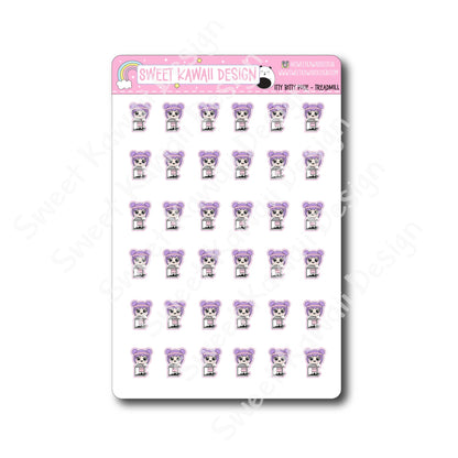 Kawaii Pixie Stickers - Treadmill