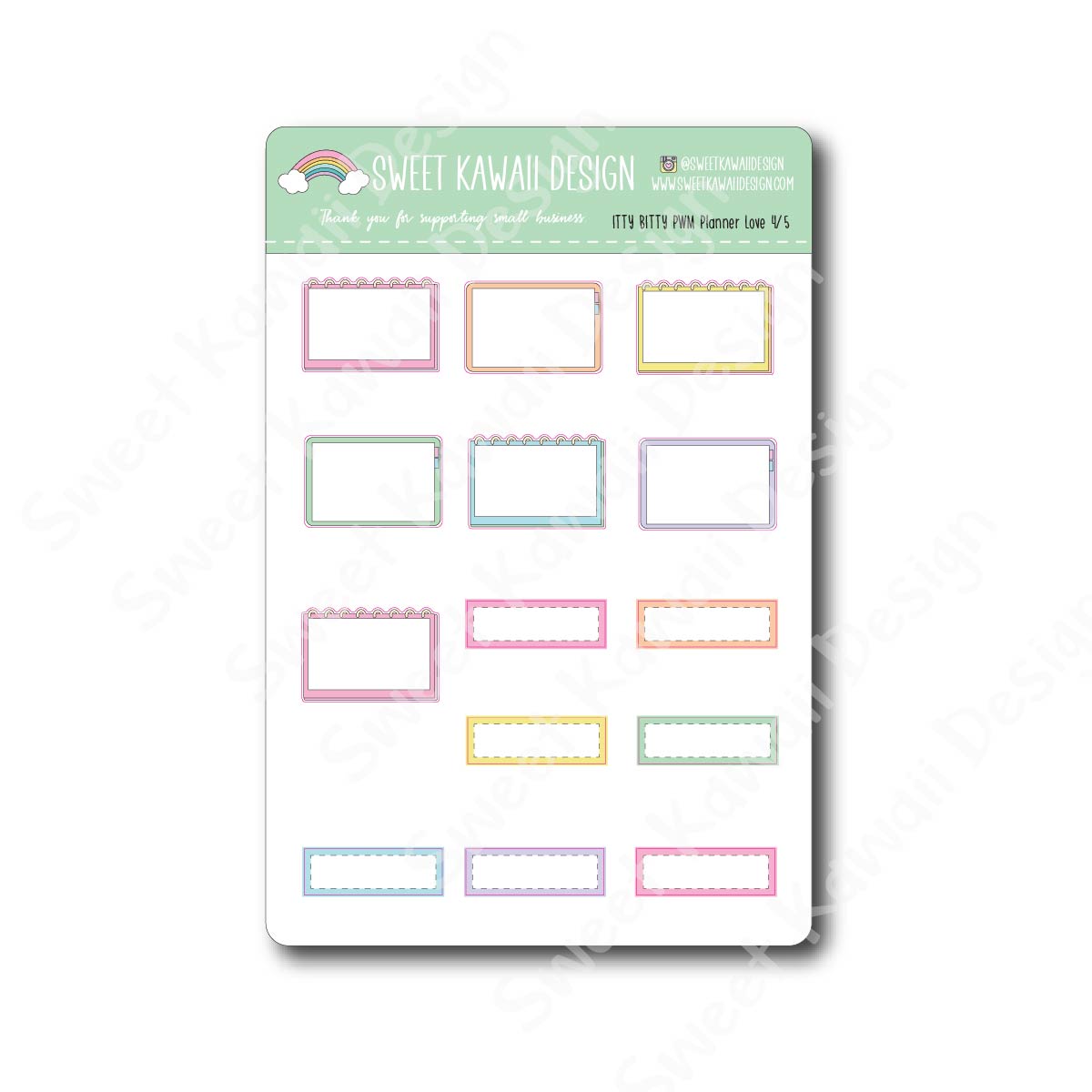 Weekly Kit  - Planner Love 23 ITTY BITTY