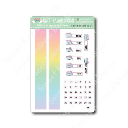 Weekly Kit  - Planner Love 23 ITTY BITTY