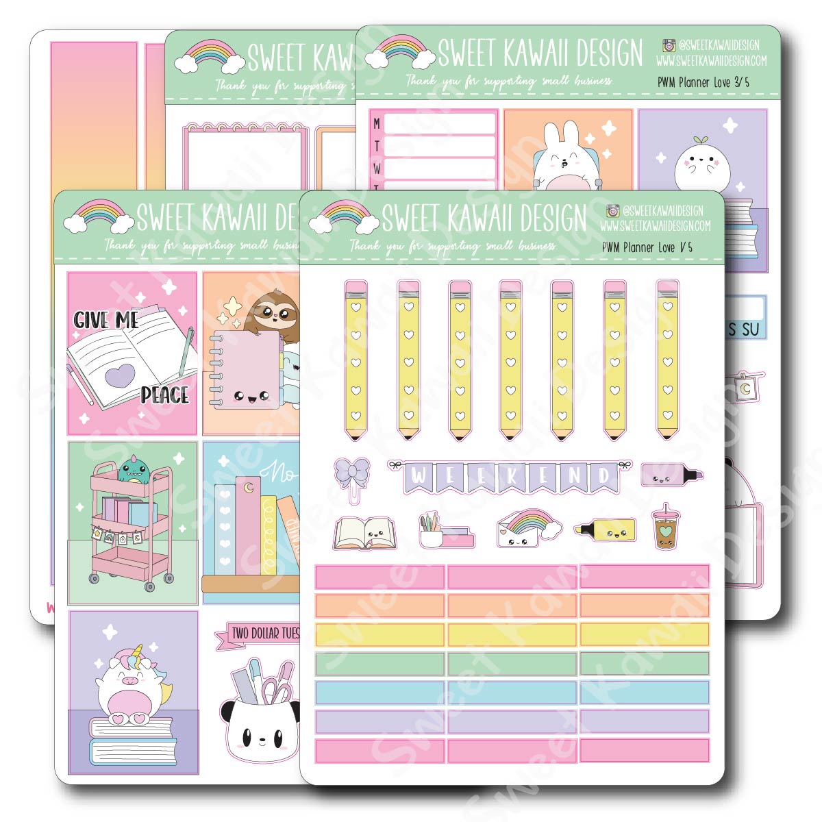 Weekly Kit  - Planner Love 23 HORIZONTAL