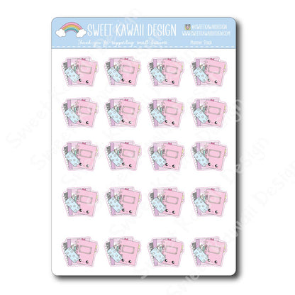 Kawaii Planner Stack Stickers