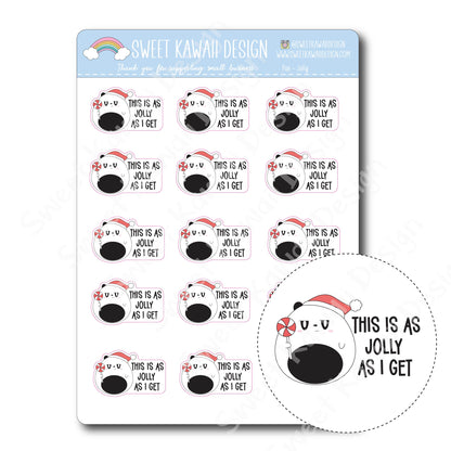 Kawaii Poe Stickers - Jolly