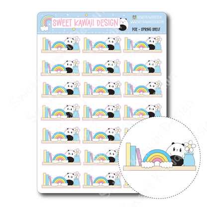 Kawaii Poe Stickers - Spring Shelf