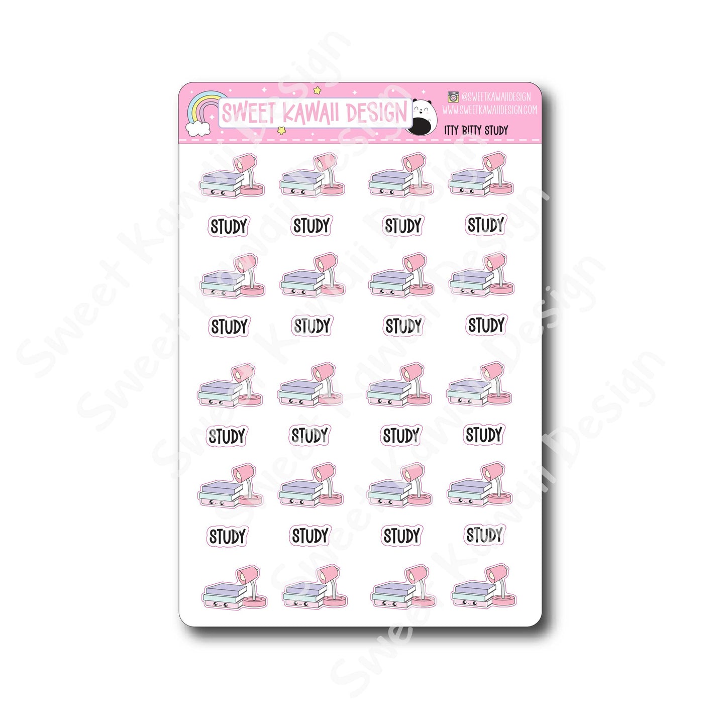 Kawaii Study Stickers