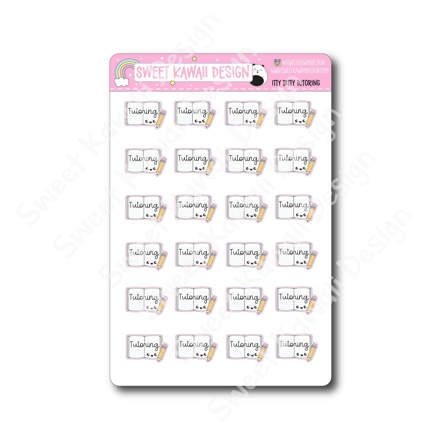 Kawaii Tutoring Stickers