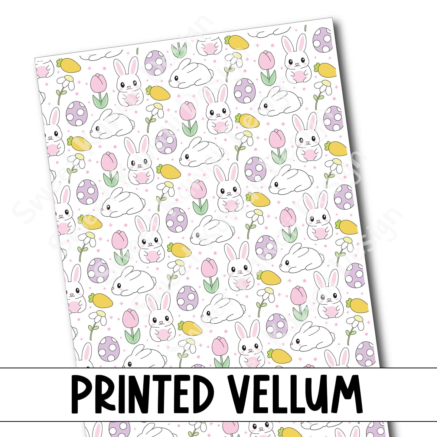 Printed Vellum - Easter