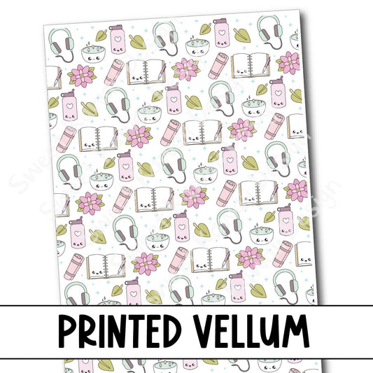 Printed Vellum - Healthy Habits