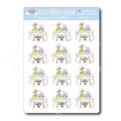 Kawaii Water Me (Table) Stickers