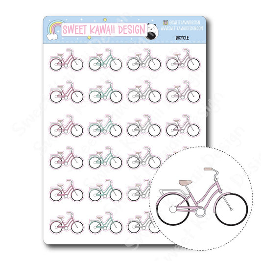 Kawaii Bicycle Stickers