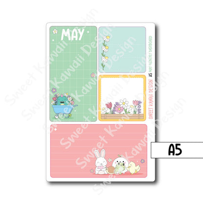 Kawaii Monthly Dashboard - May - Sizes Available