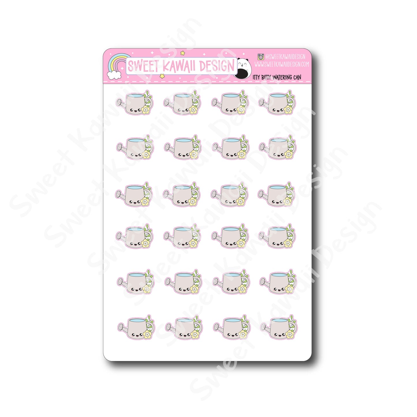 Kawaii Watering Can Stickers