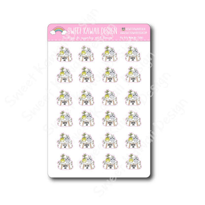 Kawaii Water Me (Table) Stickers