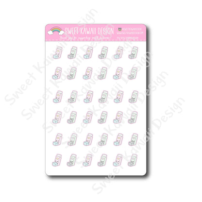 Kawaii Asthma Inhaler Stickers