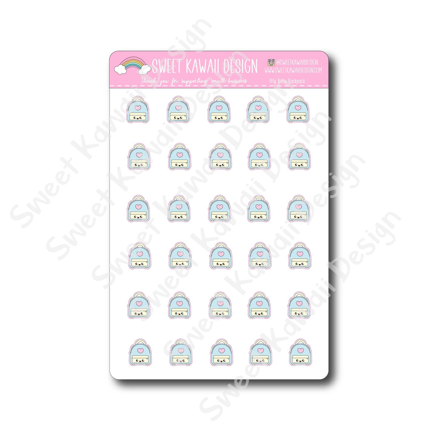 Kawaii Backpack Stickers