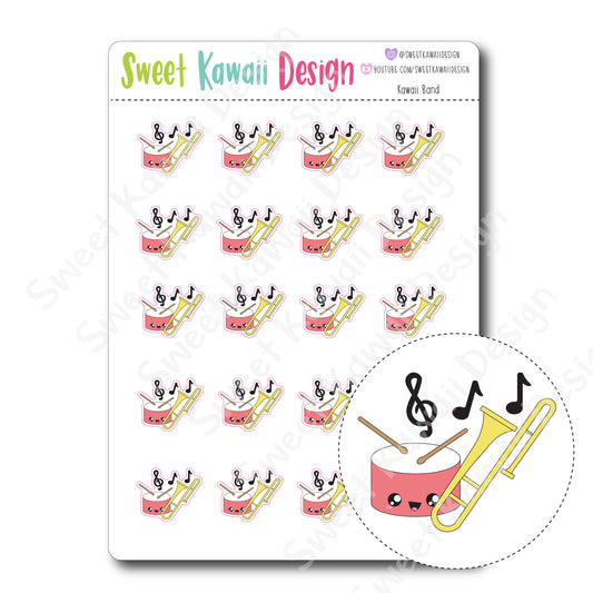 Kawaii Band Stickers