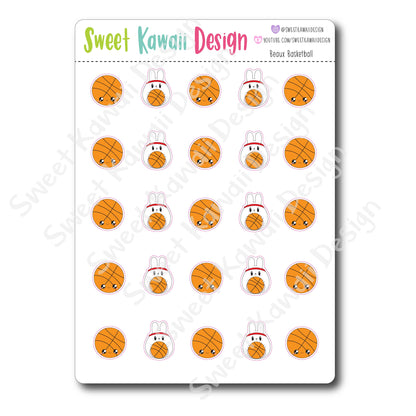 Kawaii Beaux Stickers - Basketball