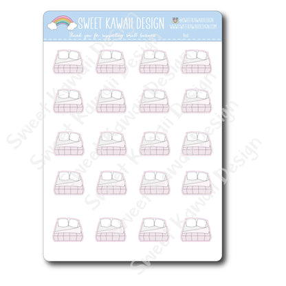 Kawaii Bed Stickers