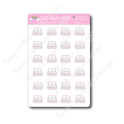 Kawaii Bed Stickers