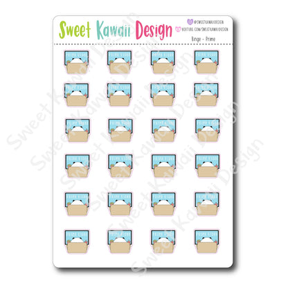 Kawaii Binge Watching Stickers - OPTIONS AVAILABLE