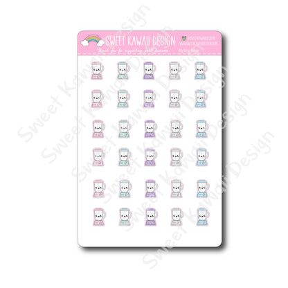 Kawaii Blender Stickers