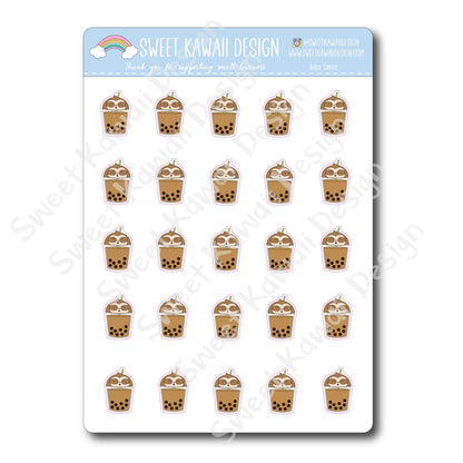 Kawaii Boba Simon Stickers