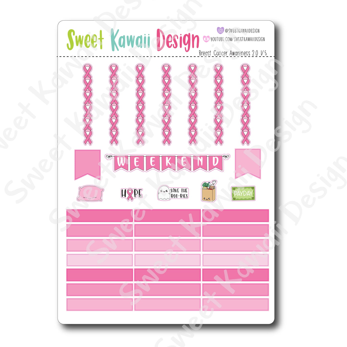 Weekly Kit  - Breast Cancer Awareness HORIZONTAL