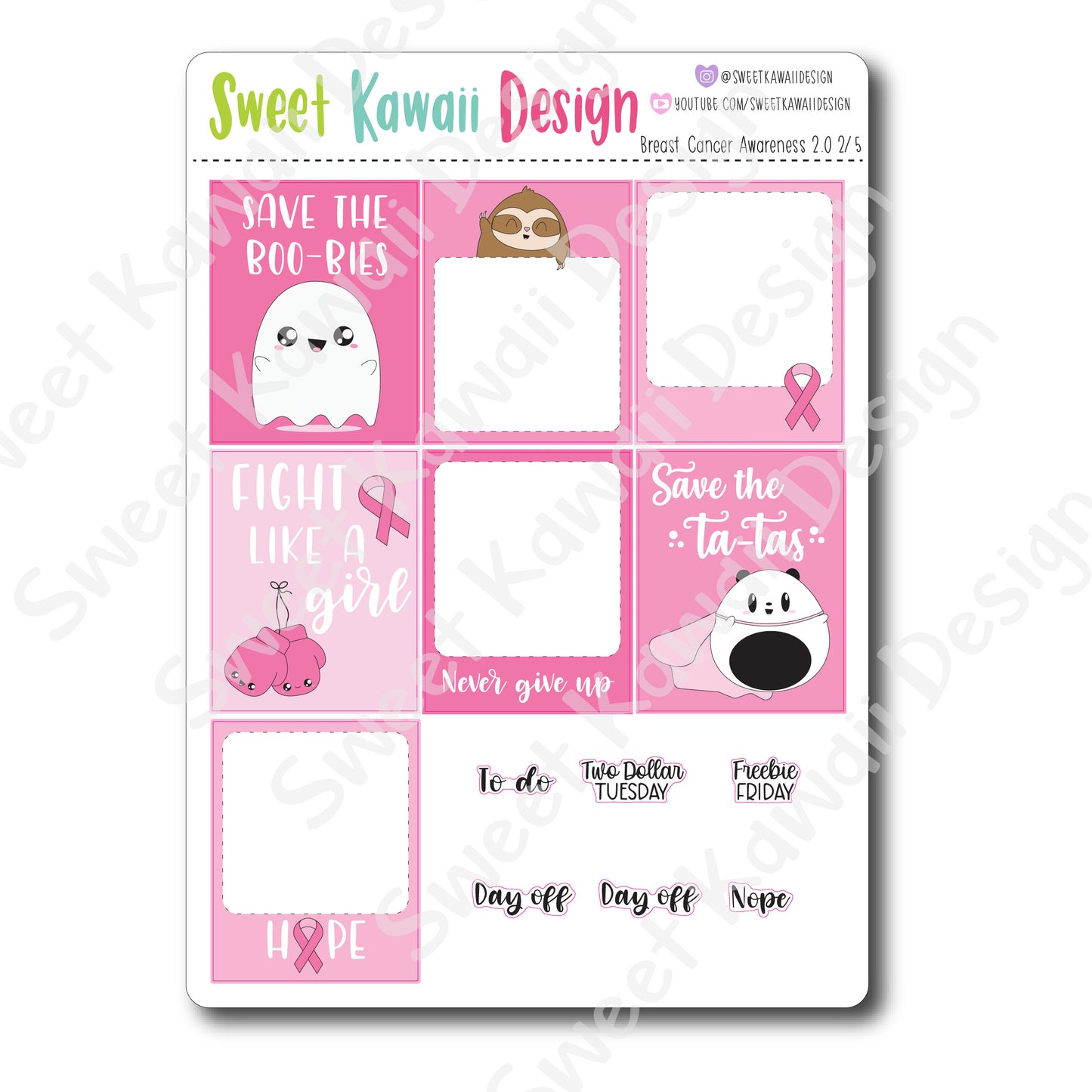 Weekly Kit  - Breast Cancer Awareness HORIZONTAL