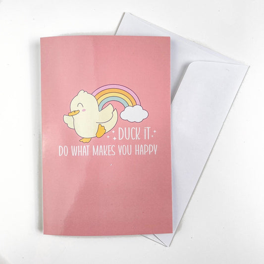 Greeting Card - Duck It