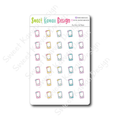 Kawaii Cell Phone Stickers