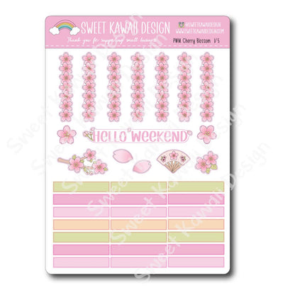 Weekly Kit  - Cherry Blossom 23 HORIZONTAL