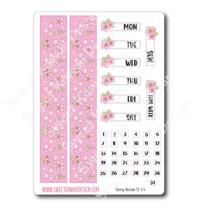 Weekly Kit  - Cherry Blossom 23 HORIZONTAL