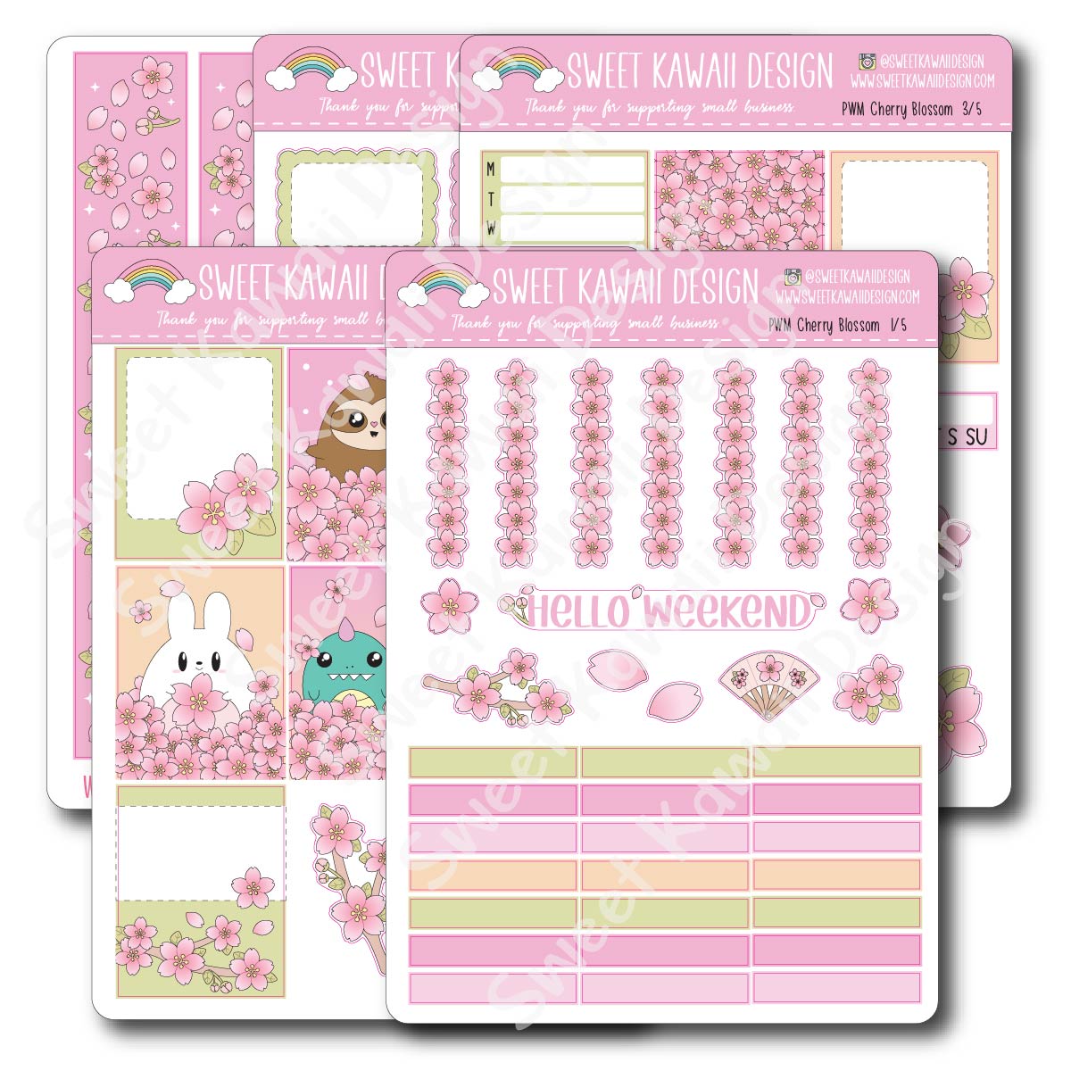 Weekly Kit  - Cherry Blossom 23 COUSIN