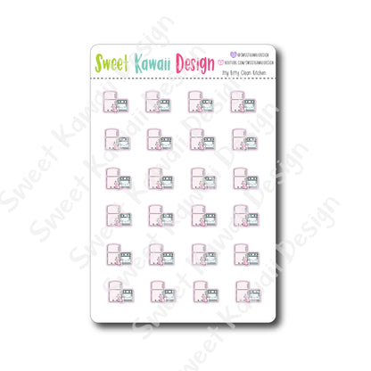 Kawaii Clean Kitchen Stickers