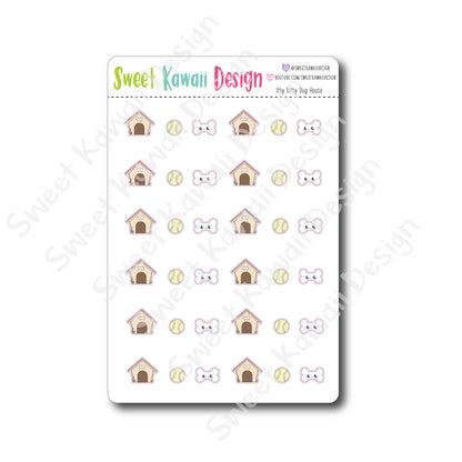 Kawaii Dog House Stickers