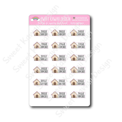 Kawaii Doggie Daycare Stickers