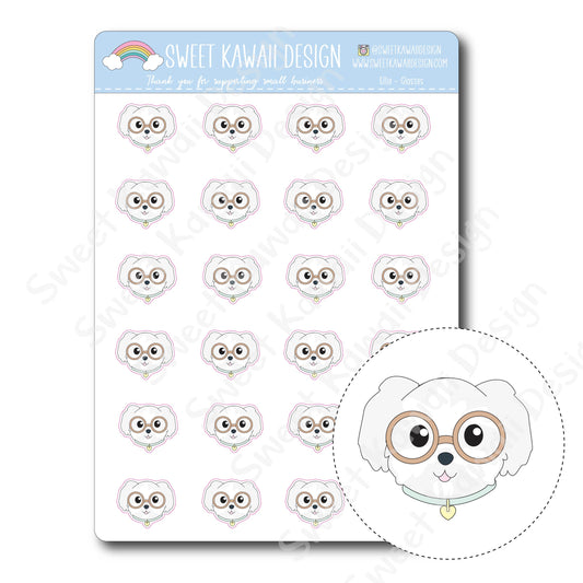 Kawaii Ellie Stickers - Glasses