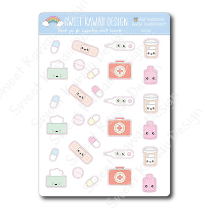 Kawaii First Aid Stickers