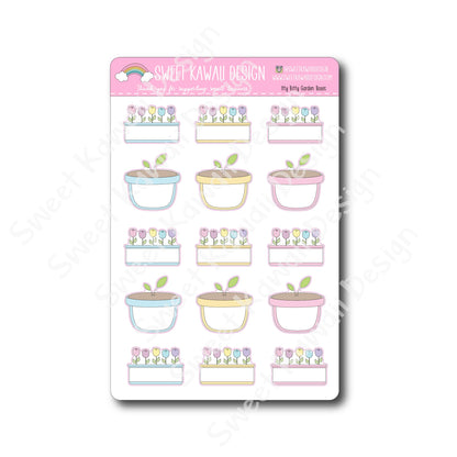 Kawaii Garden Box Stickers