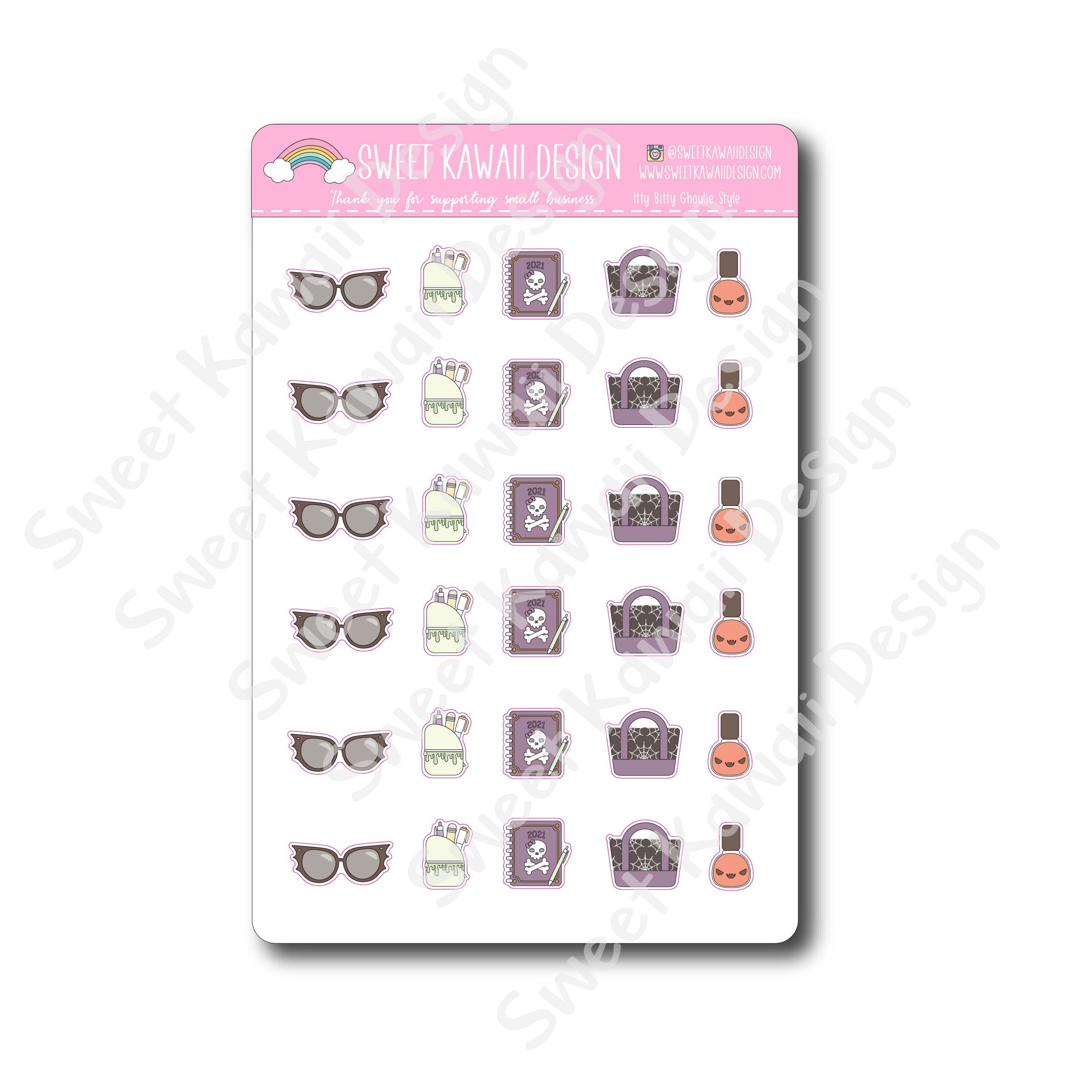 Kawaii Ghoulie Style Stickers