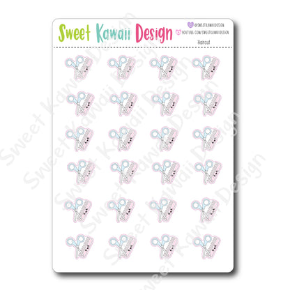 Kawaii Haircut Stickers