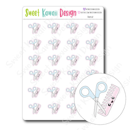 Kawaii Haircut Stickers