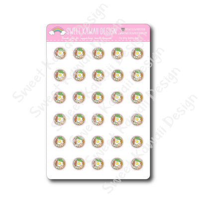 Kawaii Healthy Bowl Stickers