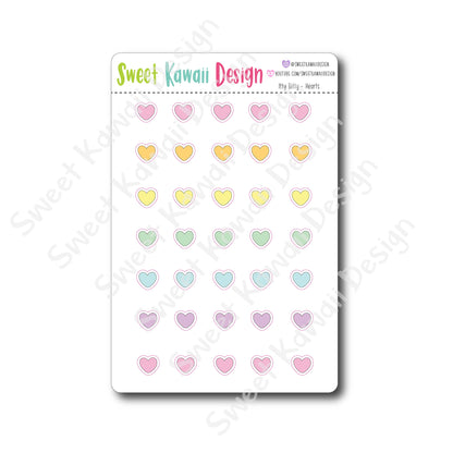 Kawaii Heart Stickers