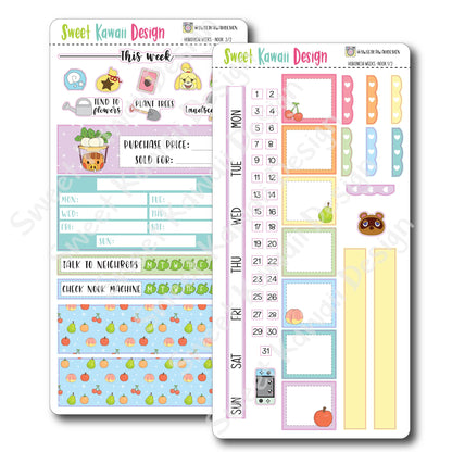 Kawaii Hobonichi Weeks Stickers - Nook