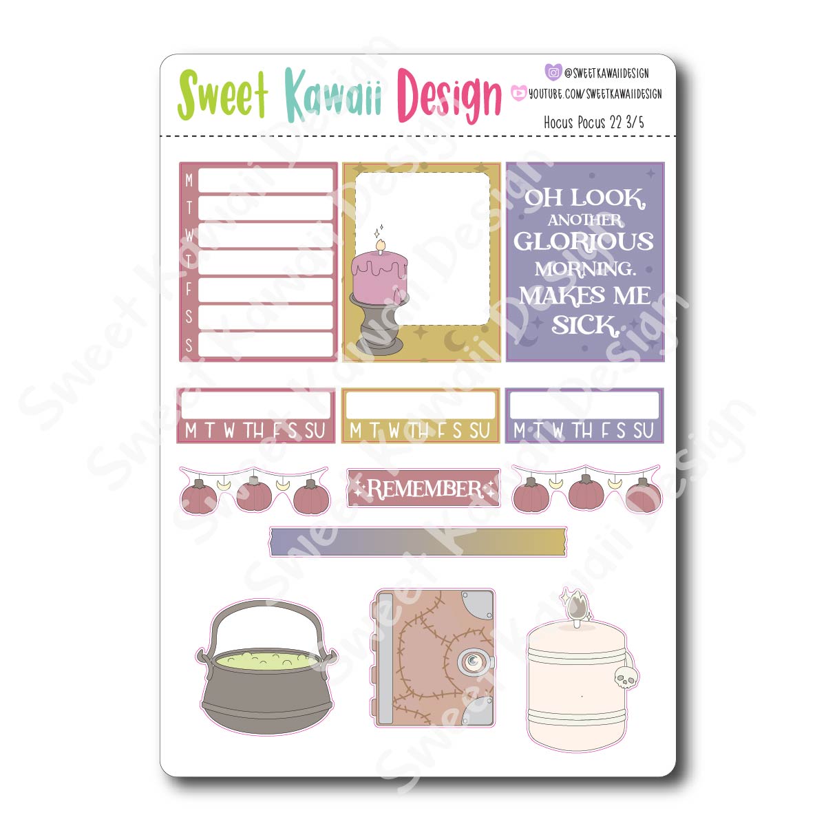 Weekly Kit  - Hocus Pocus HORIZONTAL