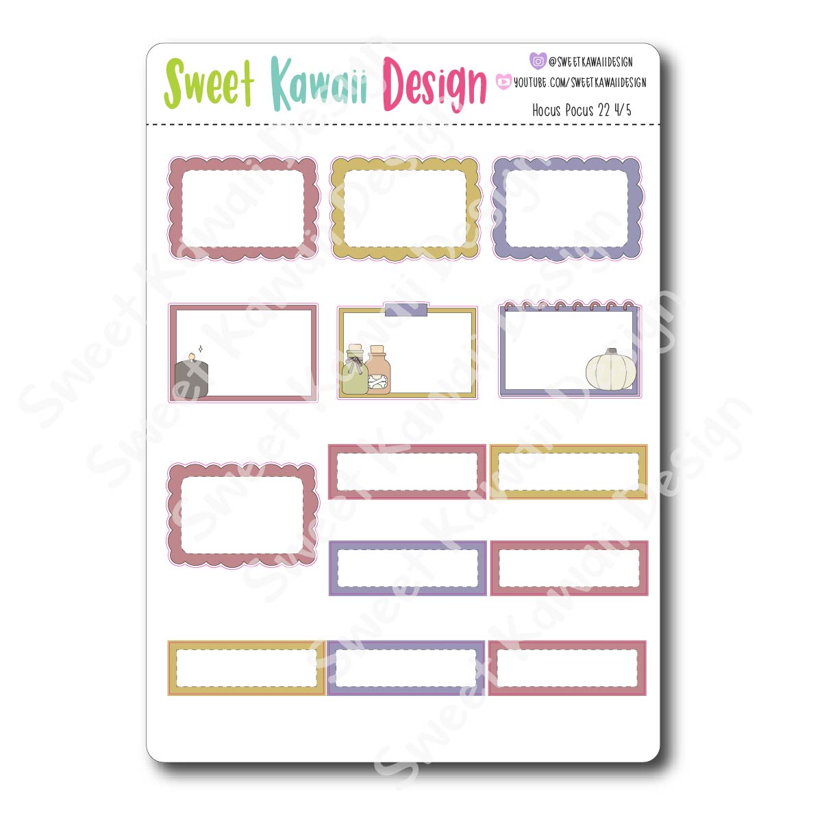 Weekly Kit  - Hocus Pocus HORIZONTAL