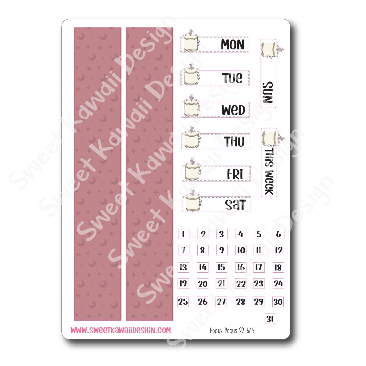 Weekly Kit  - Hocus Pocus HORIZONTAL