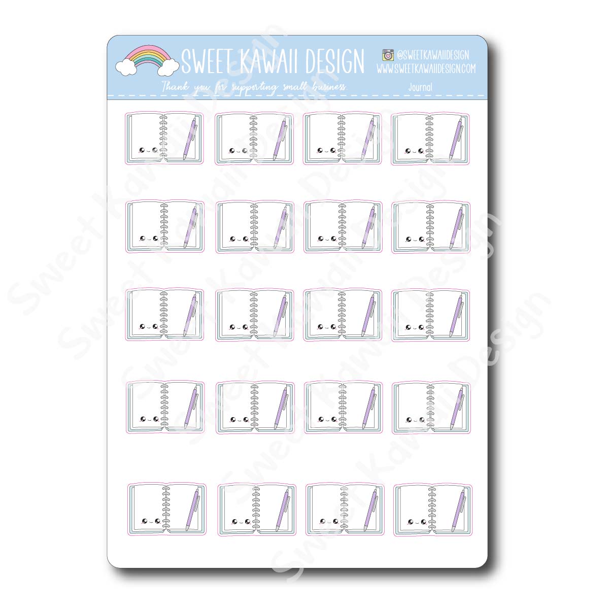 Kawaii Journal Stickers