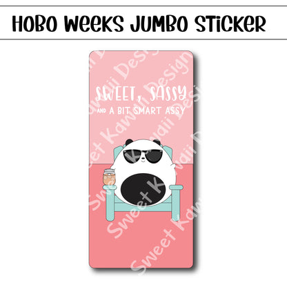 Kawaii Jumbo Sticker - Sweet and Sassy - Size Options Available