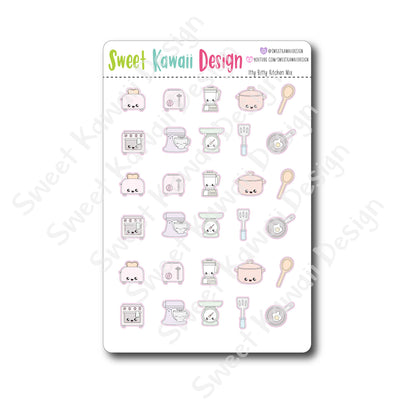 Kawaii Kitchen Mix Stickers